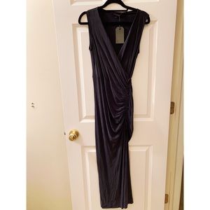 AllSaints Washed Black Jacka Dress